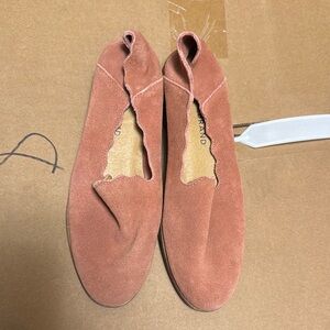 Lucky Brand Pink Suede Flats